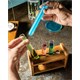 Súprava skúmaviek s dreveným držiakom GADGET MASTER Party Glass Tube Set 4ks