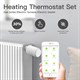 Smart thermostatic head MOES Thermostatic Radiator Valve TV02 ZigBee Tuya