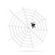 Pavouk s pavučinou FAMILY 58143 Halloween