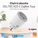 Smart socket CEL-TEC A2Z-C ZigBee Tuya