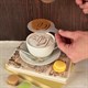 Coffee decorating template ORION 6pcs