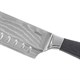Nůž kuchyňský ORION damašková ocel/pakka Santoku 18,5cm