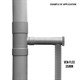Rainwater collector TES IBCLZ1-090 90mm