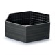 Raised bed BASE WOODY anthracite 148cm