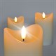 Wax LED candle SOLIGHT 1V279 set of 3 pcs