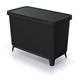 Trash bin SYSTEMA black 3x10l