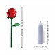 Kit SLUBAN Flowers Red rose in a vase