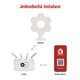 Smart table lamp EMOS ZIW426R Hexagon WiFi Tuya