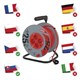 Extension cable on drum - 4 sockets 25m EMOS P194252