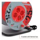 Extension cable on drum - 4 sockets 25m EMOS P19425