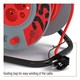 Extension cable on drum - 4 sockets 25m EMOS P19425