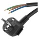 Power cord PVC 3x0,75mm 3m black