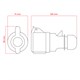 Socket DPM 4p 32A 400V IP44 WS-GP-4-32A