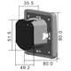 PIR sensor (motion sensor) wall type LXS-21UP + microfon