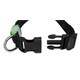 Svítící a blikající obojek pro psy, pásek pro chodce a cyklisty, zelený M