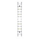 Aluminum ladder/stepladder G21 GA-TZ12-3,8m telescopic