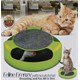 Hračka pro kočky - myš v kruhu se škrábacím kobercem HUTERMANN 3081