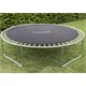 Trampoline G21 with protective network 305 cm green