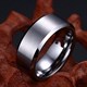 Prsten MANLIKE stříbrná barva 69mm, pánský