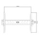 TV holder CABLETECH T0121