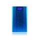 Externí baterie (Power bank) se světlem - 12 000 mAh, modrá