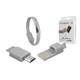 Náramok USB - Micro USB univerzálny šedý