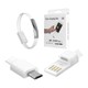 Bracelet USB - Micro USB universal white