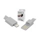 Náramok USB - iPhone 5S/5C/6/6S univerzálny sivý