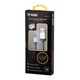 Kabel USB - Micro USB, černo-stříbrný 2m YENKEE YCU 202 BSR
