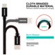 Cable SWISSTEN 71521201 USB/USB-C 1,2m Black