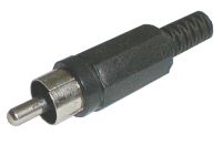 Konektor CINCH kabel plast černý