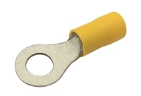 Očko 6.5mm, vodič 4.0-6.0mm žluté