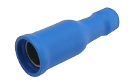 Zdířka kruhová 4mm, vodič 1.5-2.5mm modrá
