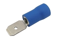 Konektor faston 4.8mm, vodič 1.5-2.5mm  modrý