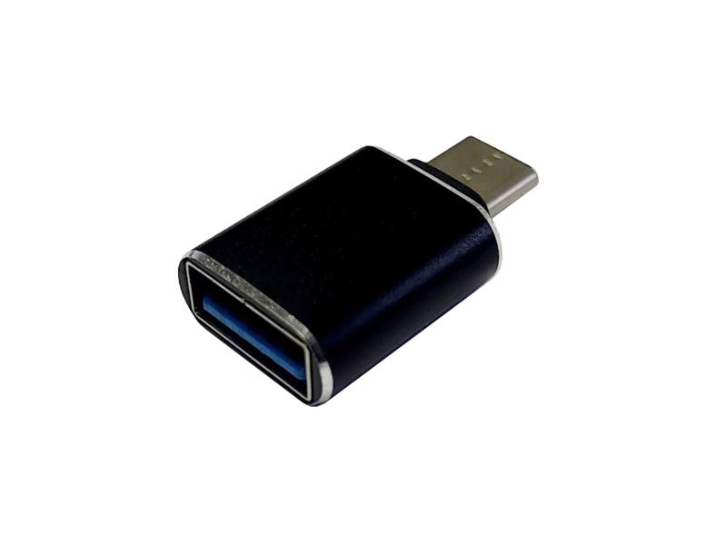 Redukce USB A - USB C, černá