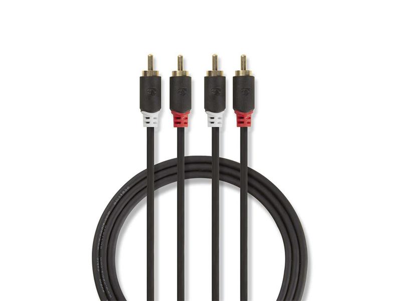 Kabel NEDIS 2xCINCH konektor/2xCINCH konektor 3m