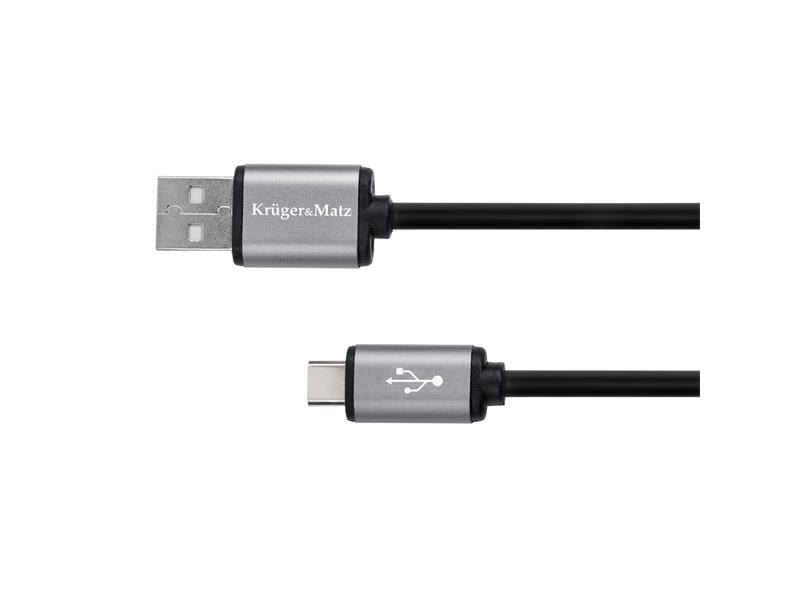 Kabel KRUGER & MATZ KM1239 Basic USB - USB-C 1m