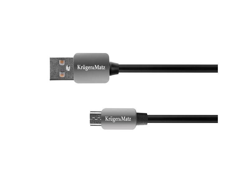 Kabel KRUGER & MATZ KM0324 USB/micro USB 1m Black