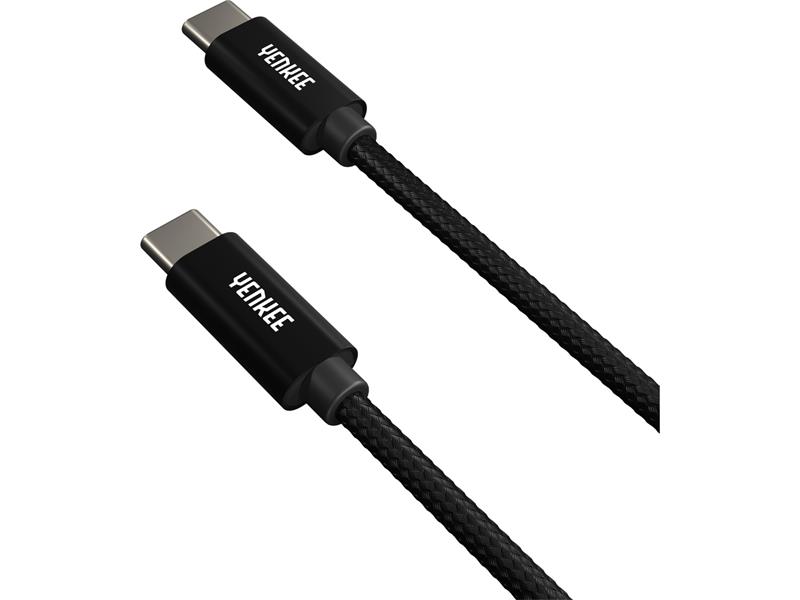 Kabel YENKEE YCU C101 BK USB-C 2.0/USB-C 1m