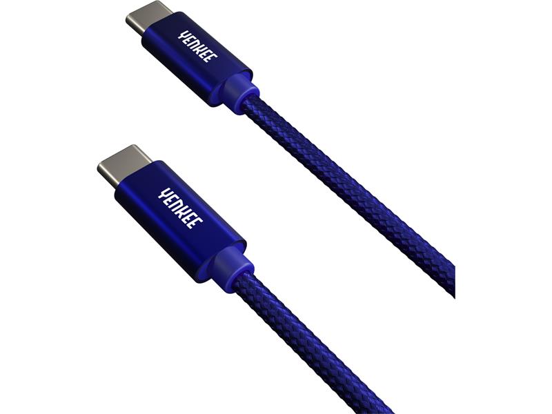 Kabel YENKEE YCU C102 BE USB-C/USB-C 2.0 2m Blue