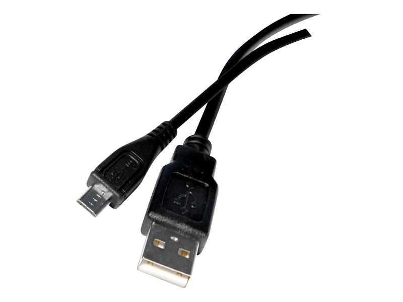 Kabel TIPA USB 2.0 A/Micro USB 1m černý