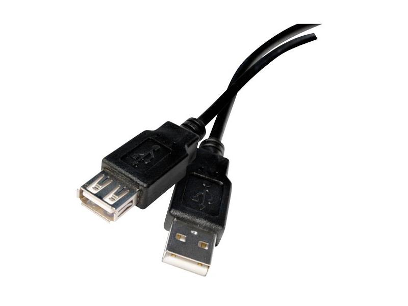 Kabel USB 2.0 A konektor - A zdířka 2m EMOS