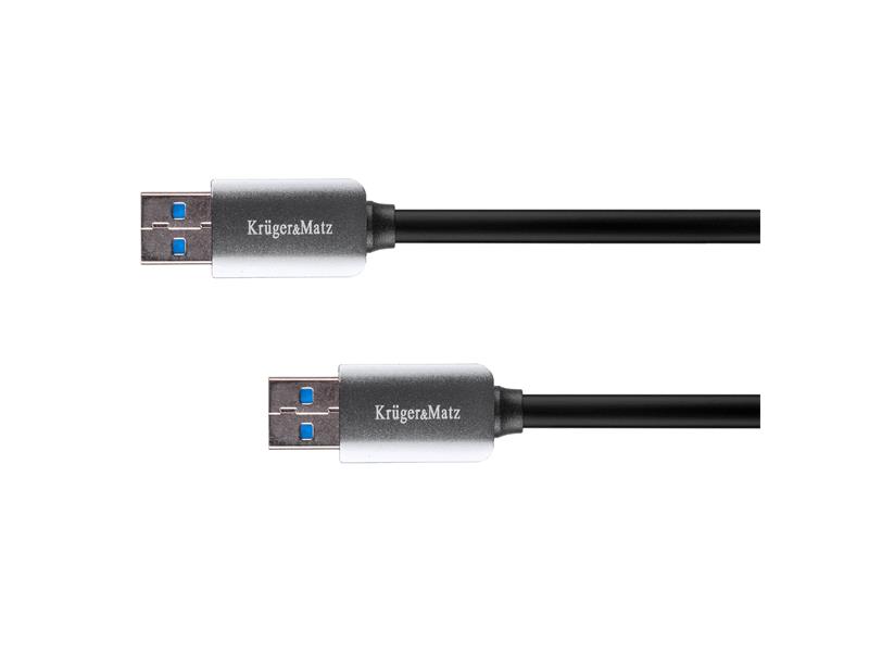 Kabel KRUGER & MATZ KM0337 1x USB 3.0 A konektor - 1x USB 3.0 A konektor 1m