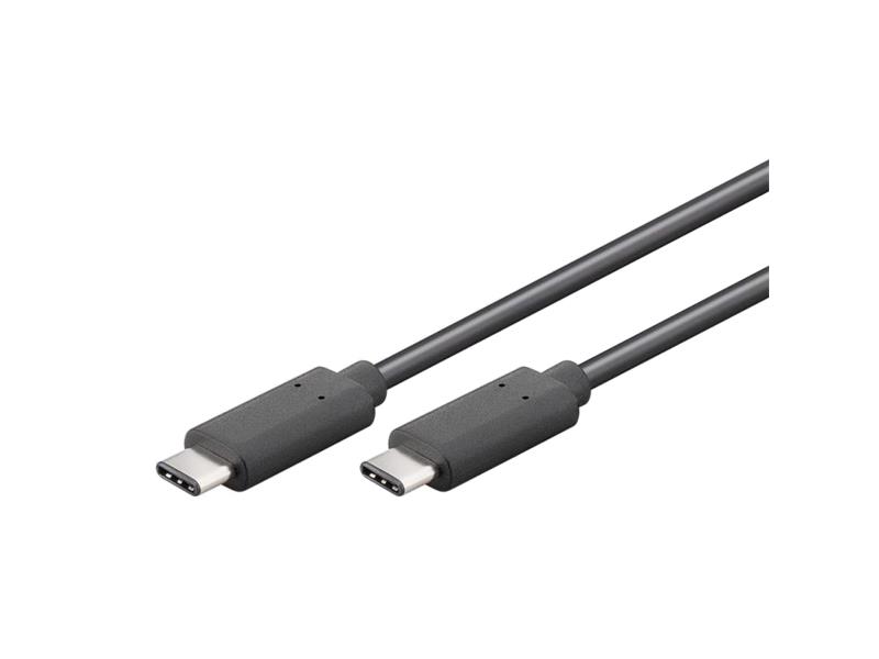 Kabel USB 3.1 C/USB C konektor 1m černý