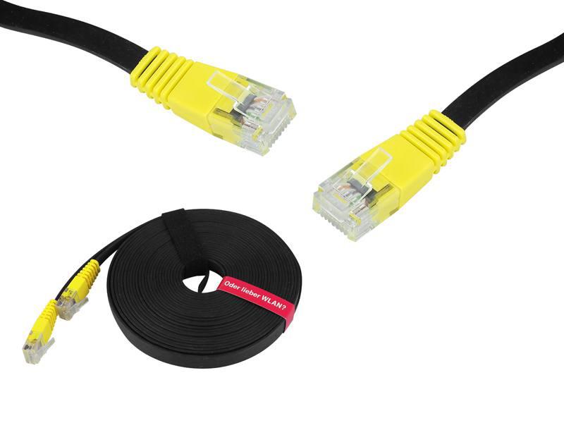 Kabel UTP RJ45/RJ45 Cat5e 10m LTC LXIT10 ultra tenký