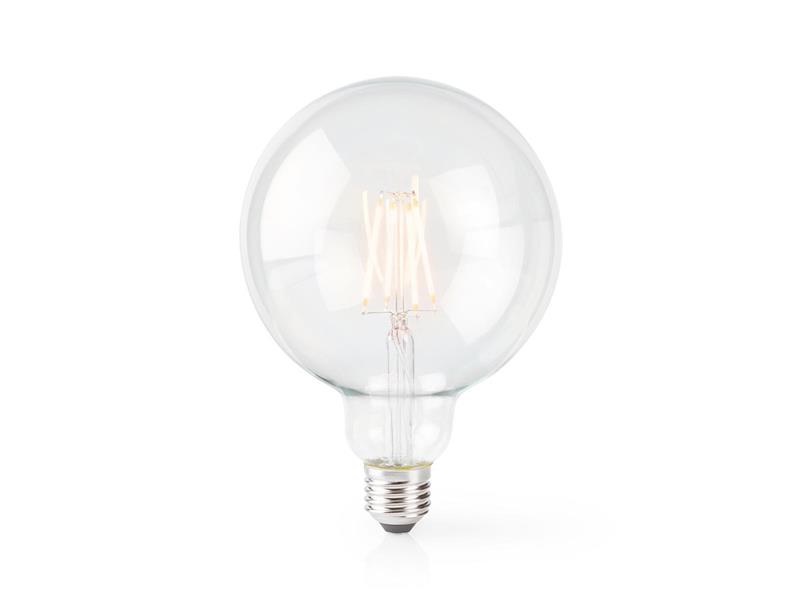 Smart žárovka LED E27 5W teplá bílá NEDIS WIFILF10WTG125 WiFi Tuya