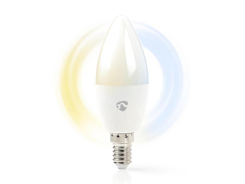 Smart žárovka LED E14 4.5W bílá NEDIS WIFILW13WTE14 WiFi Tuya