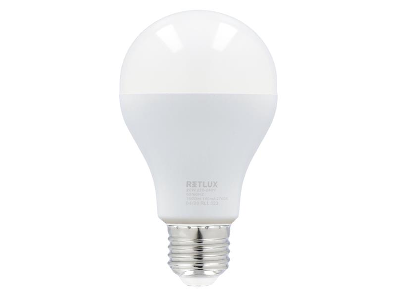 Žárovka LED E27 20W A67 bílá teplá RETLUX RLL 323