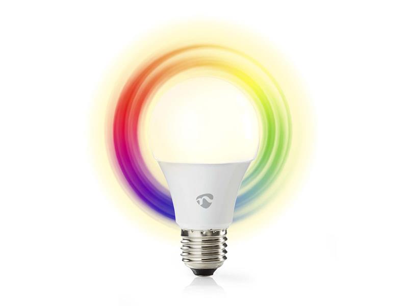 Smart žárovka LED E27 9W RGB NEDIS WIFILRC10E27 WiFi Tuya