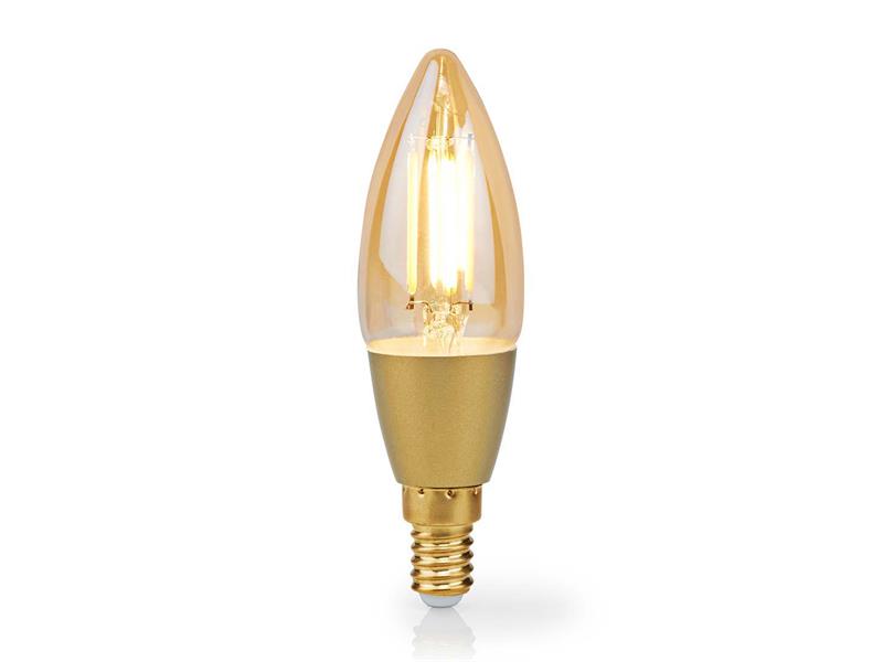Smart žárovka LED E14 4.9W teplá bílá NEDIS WIFILRF10C37 WiFi Tuya